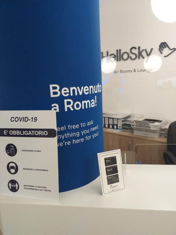 Air Rooms Rome Airport By Hellosky Fiumicino Zewnętrze zdjęcie